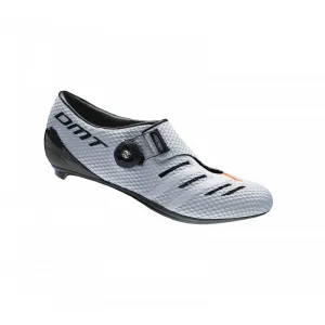 White DMT DTR1 triathlon shoes