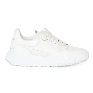 White Leather Court Low-Top Sneakers 38