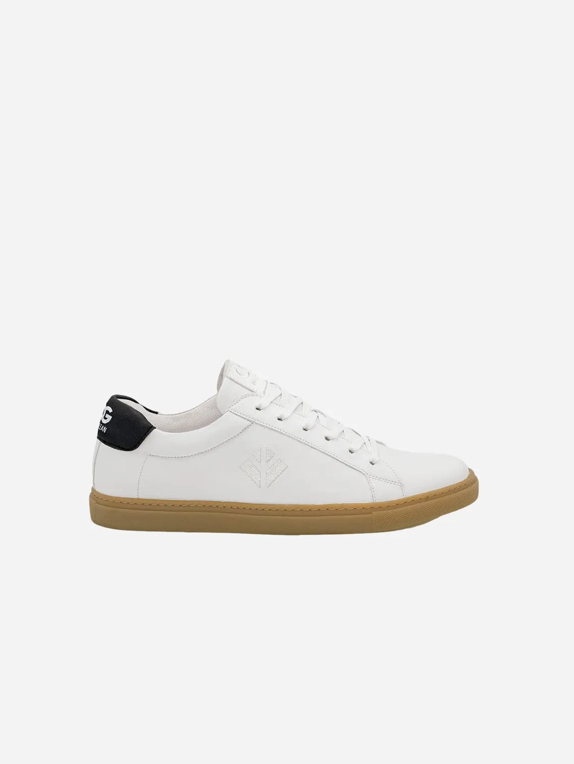 Winton Unisex Vegan Sneakers | White & Black