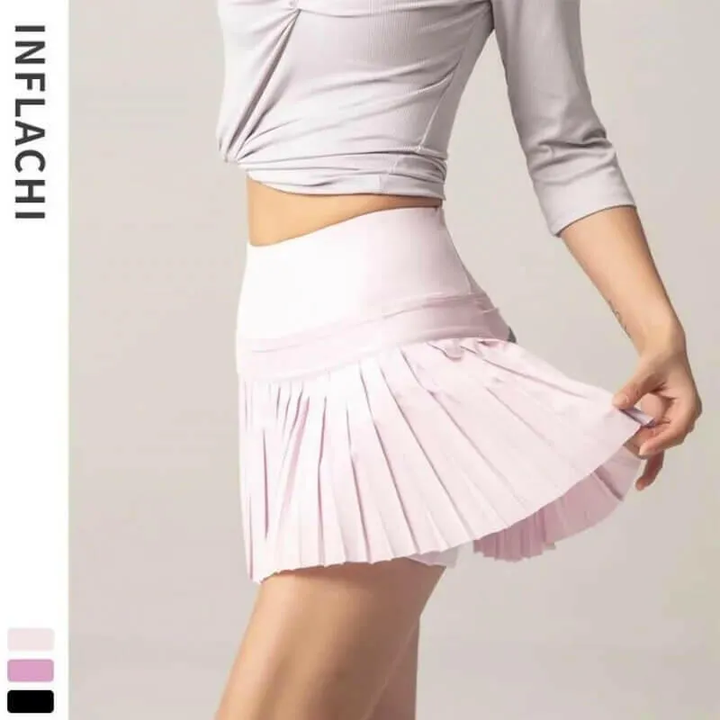 Women Sports Tennis Skirts Golf Skirt Fitness Shorts High Waist