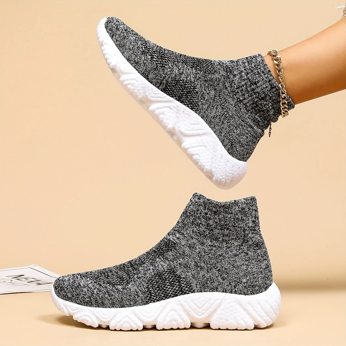 Women's Colorblock Sock Sneakers