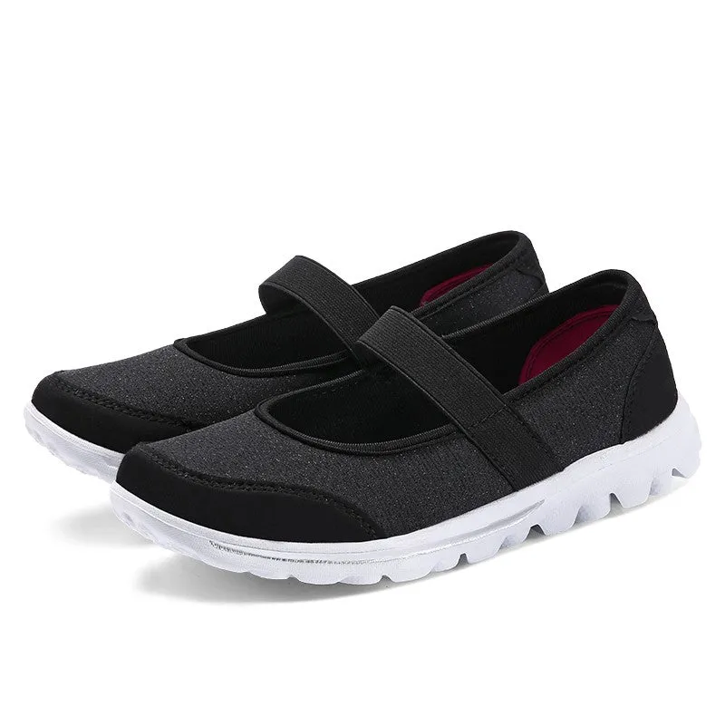 Women's new summer popular breathable flat walking loafers