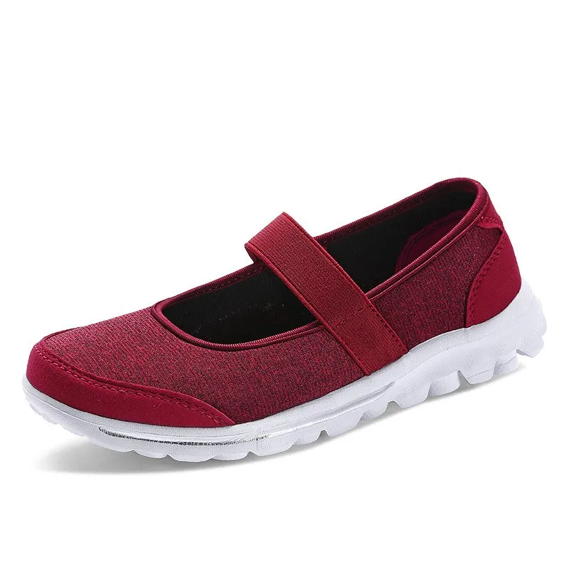 Women's new summer popular breathable flat walking loafers