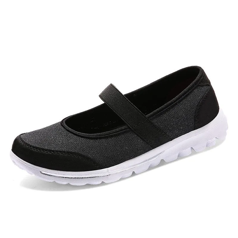 Women's new summer popular breathable flat walking loafers