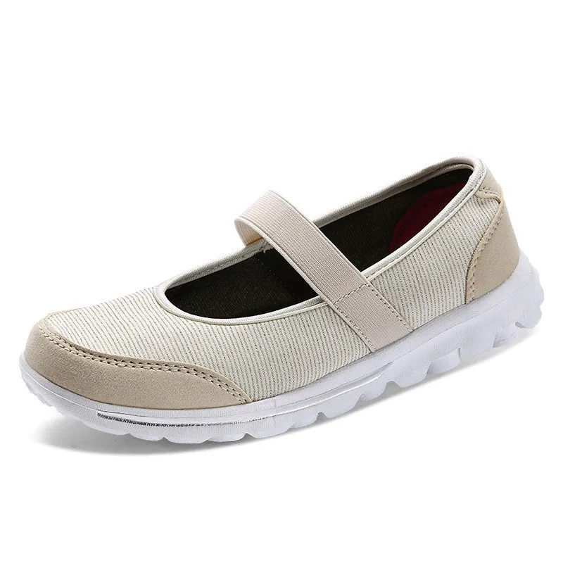 Women's new summer popular breathable flat walking loafers