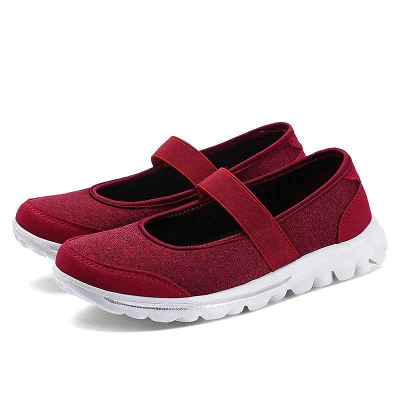 Women's new summer popular breathable flat walking loafers