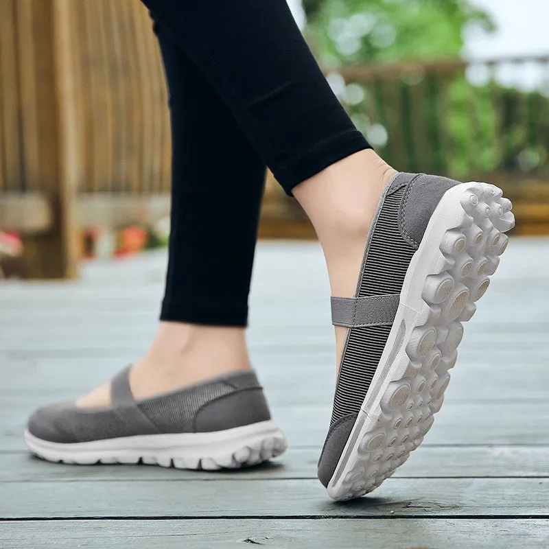 Women's new summer popular breathable flat walking loafers