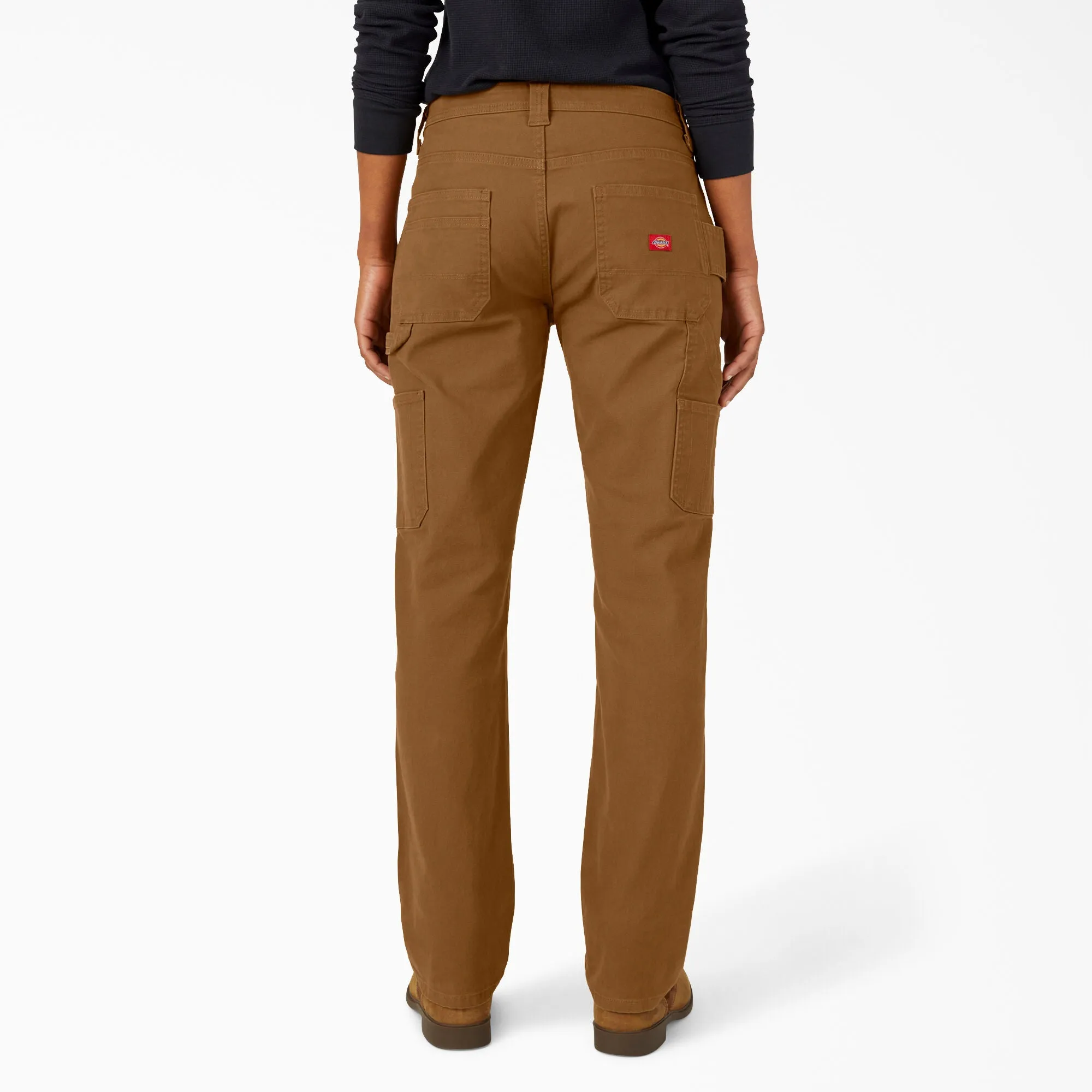 Work Pants - Dickies Women's FLEX Relaxed Straight Fit Duck Carpenter Pants, FD2700