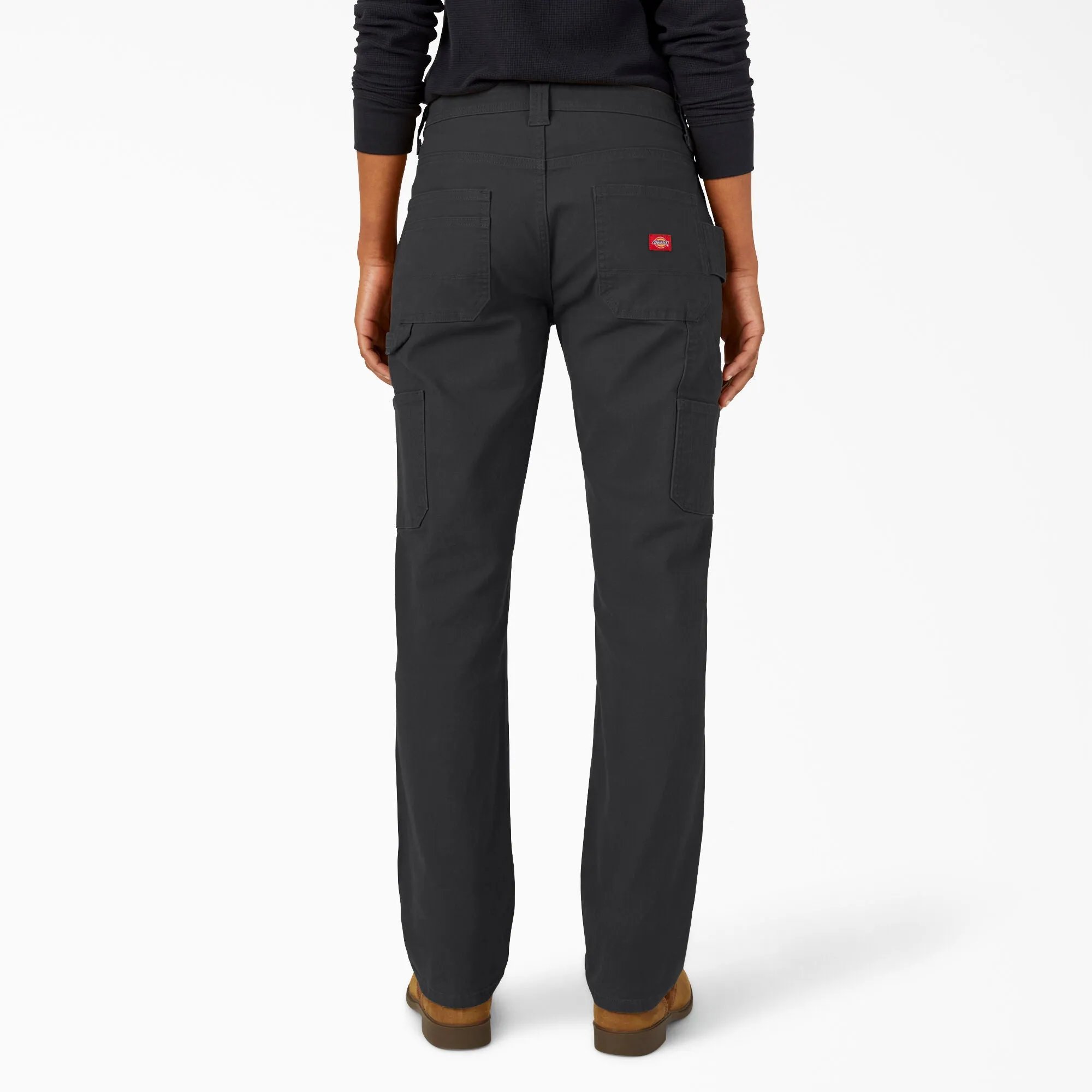 Work Pants - Dickies Women's FLEX Relaxed Straight Fit Duck Carpenter Pants, FD2700