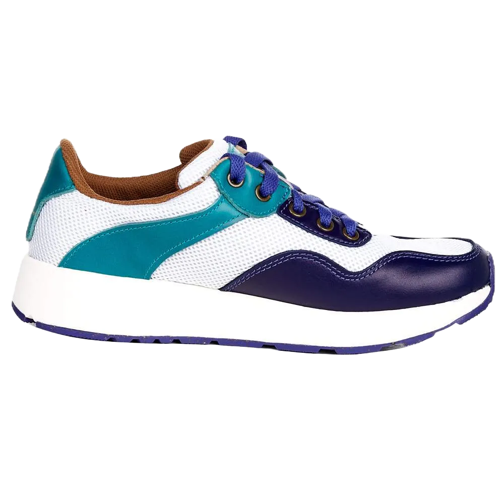 Wrangler Ladies Retro Purple & Teal Casual Low Top Shoes KWC0005