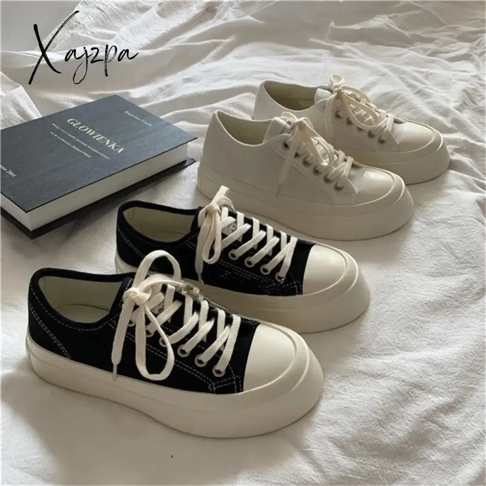 Xajzpa - Sneakers Women's Sports Shoes Lolita Platform Vintage Casual Footwear Round Head Tennis Japanese Boots Female