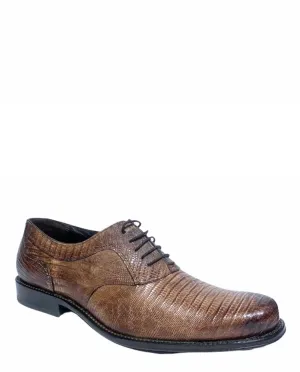 Y08LTLT - Cuadra Maple dress casual lizard oxford shoes for men