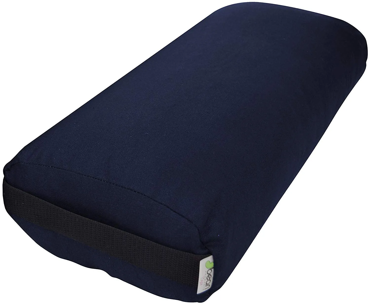 Yoga Bolster Rectangle Round Pranayama - All Cotton - Professional Studio Quality