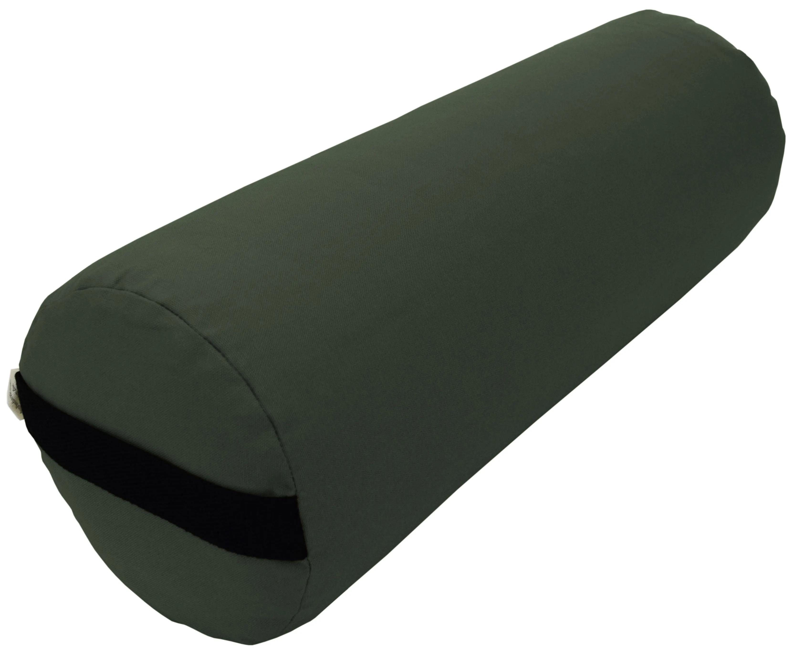 Yoga Bolster Rectangle Round Pranayama - All Cotton - Professional Studio Quality