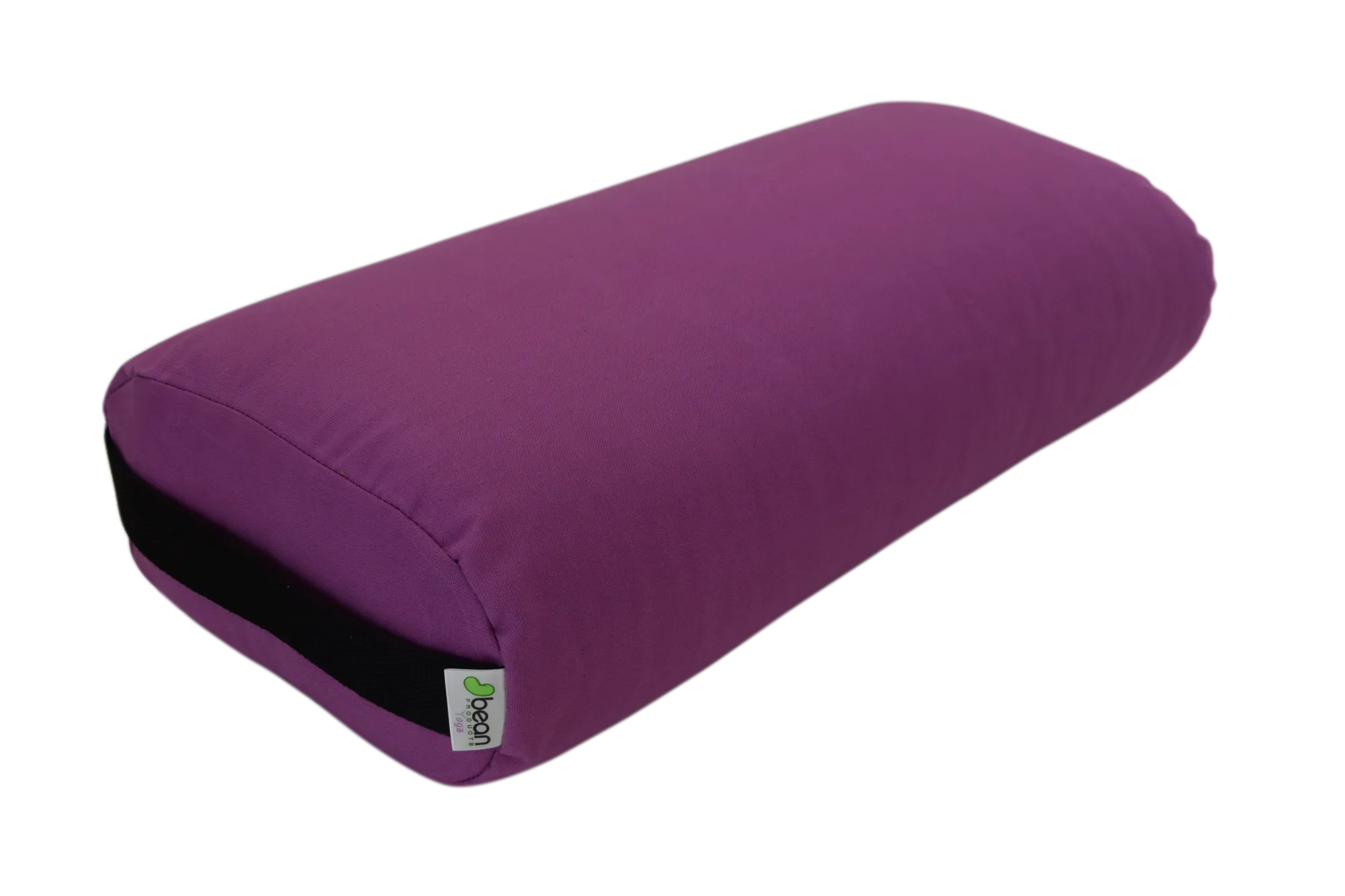 Yoga Bolster Rectangle Round Pranayama - All Cotton - Professional Studio Quality