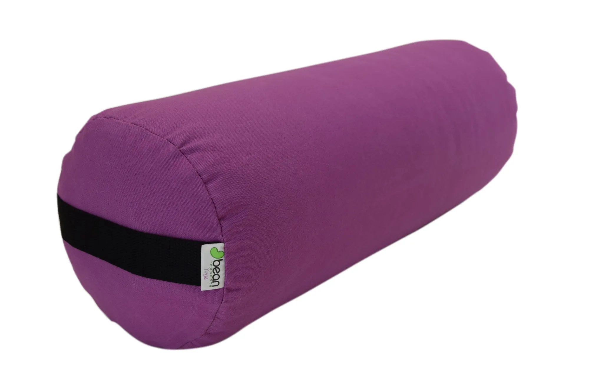 Yoga Bolster Rectangle Round Pranayama - All Cotton - Professional Studio Quality