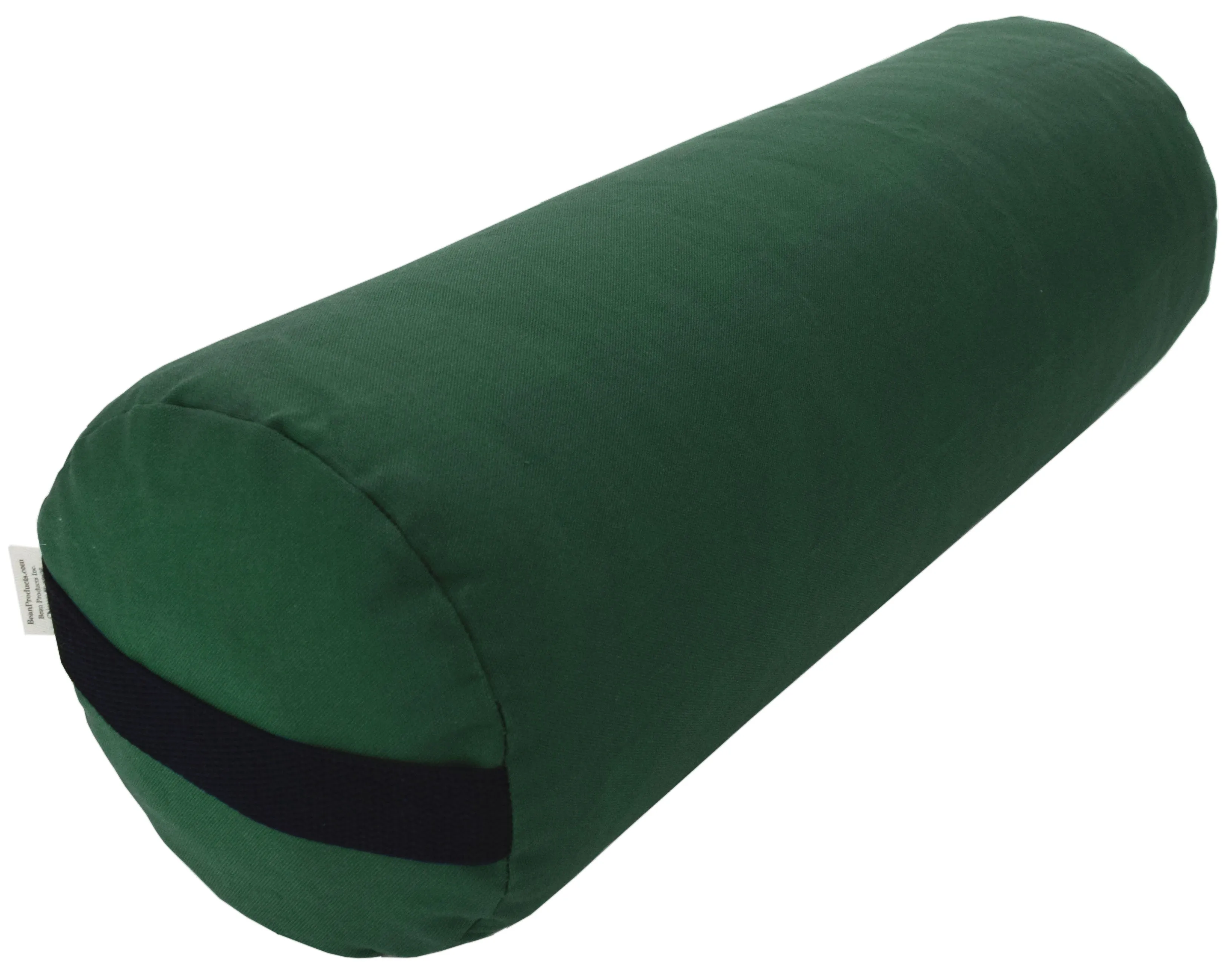 Yoga Bolster Rectangle Round Pranayama - All Cotton - Professional Studio Quality