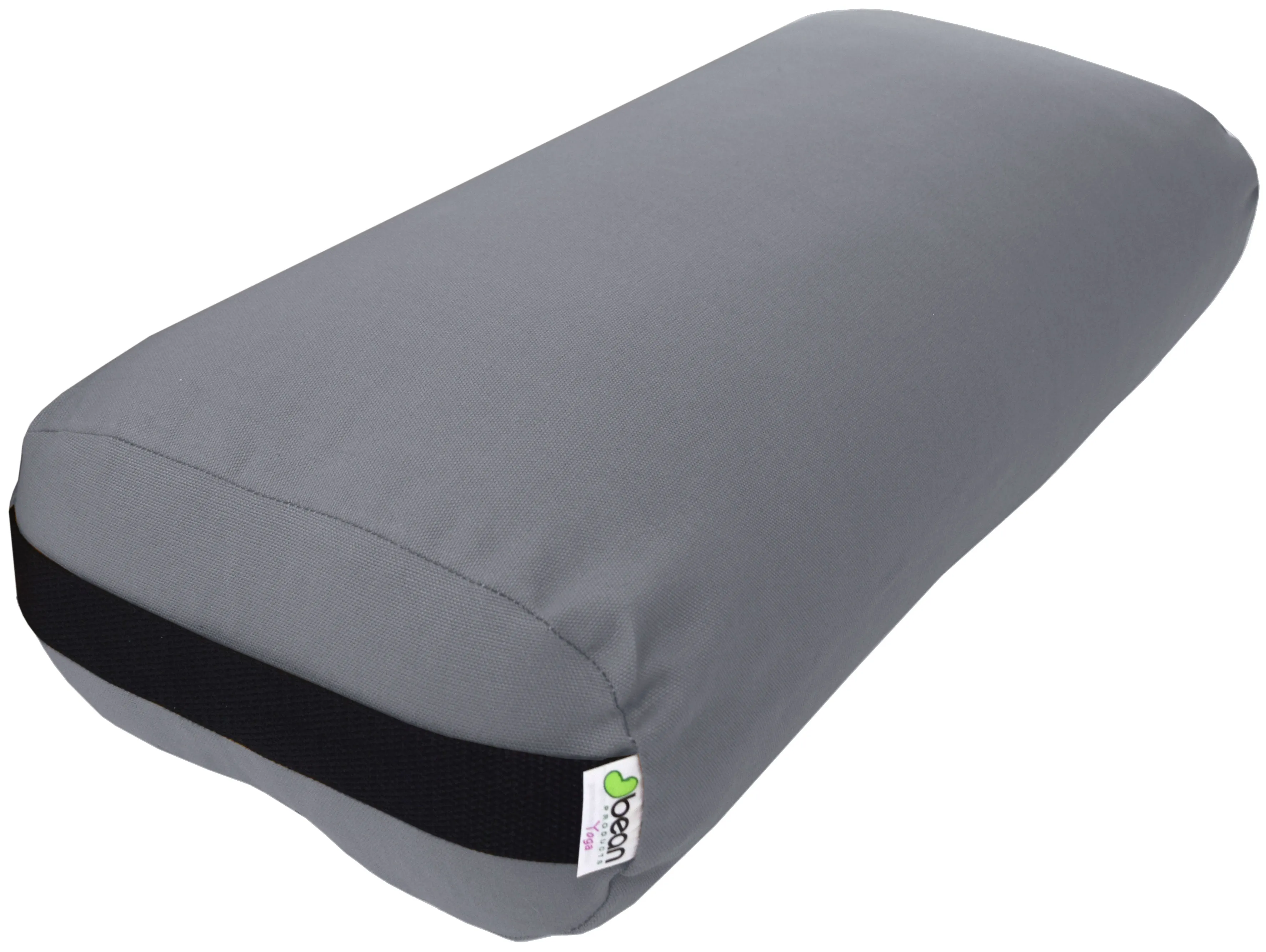 Yoga Bolster Rectangle Round Pranayama - All Cotton - Professional Studio Quality