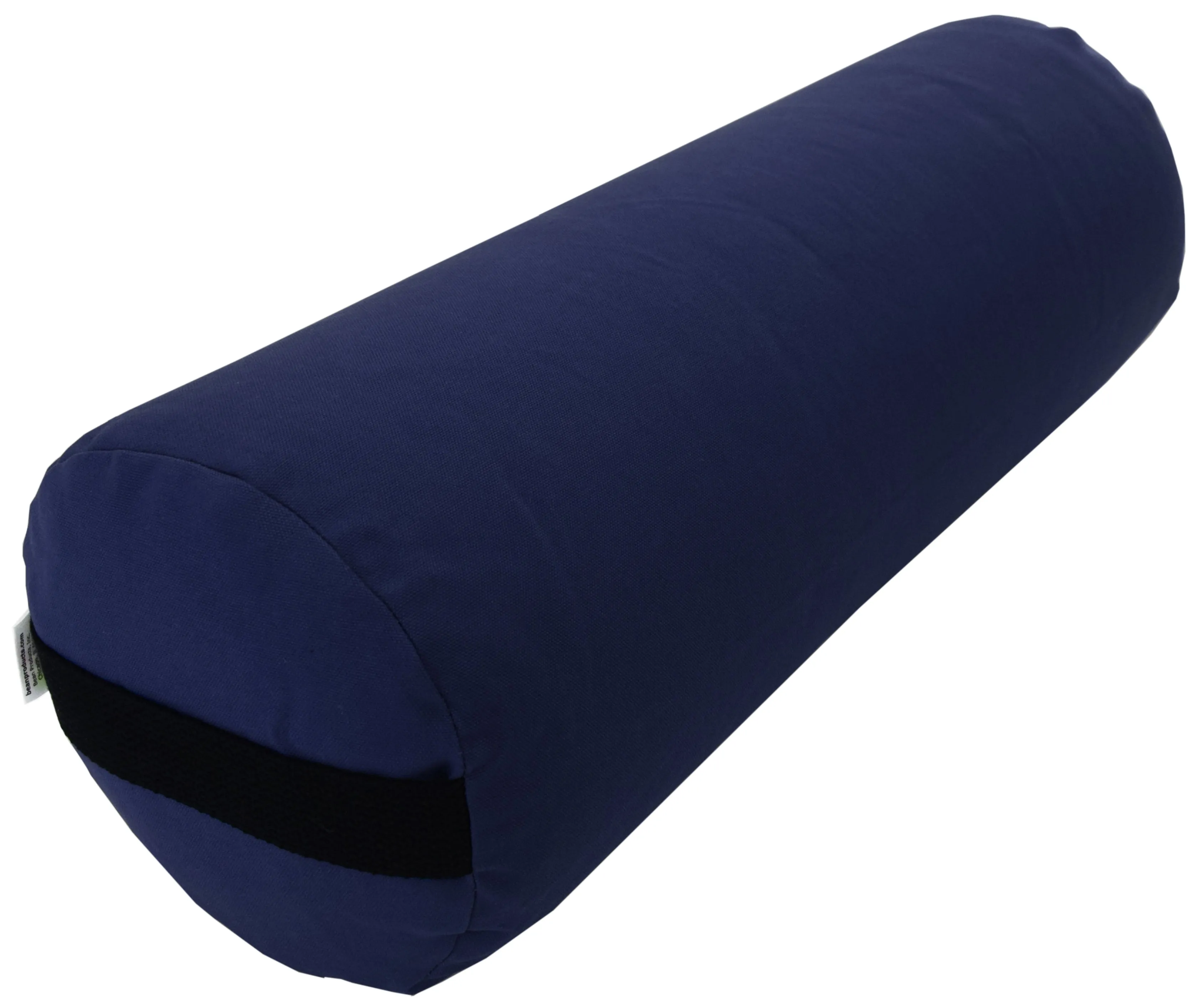 Yoga Bolster Rectangle Round Pranayama - All Cotton - Professional Studio Quality