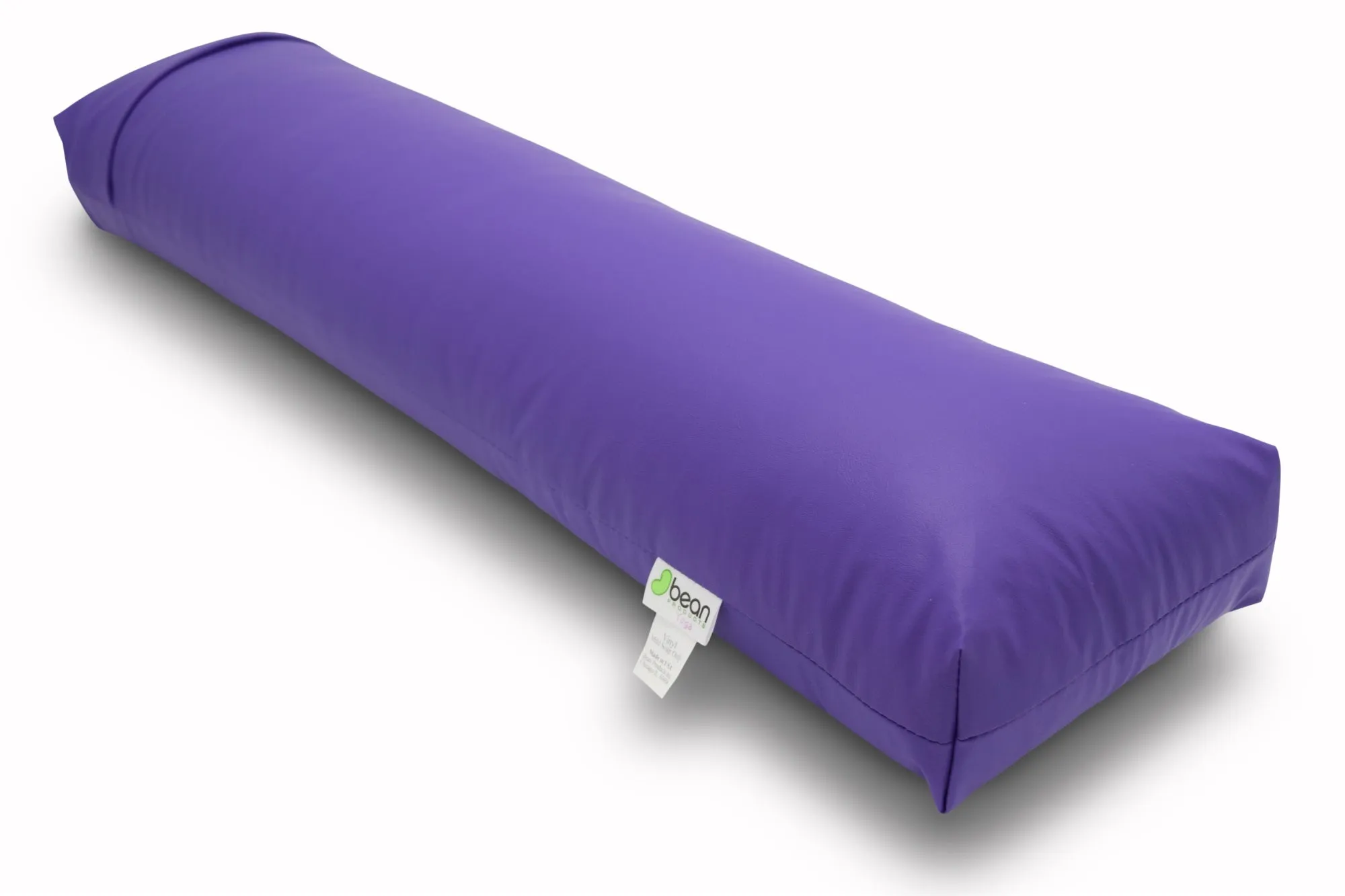 Yoga Bolster Rectangle Round Pranayama - All Cotton - Professional Studio Quality