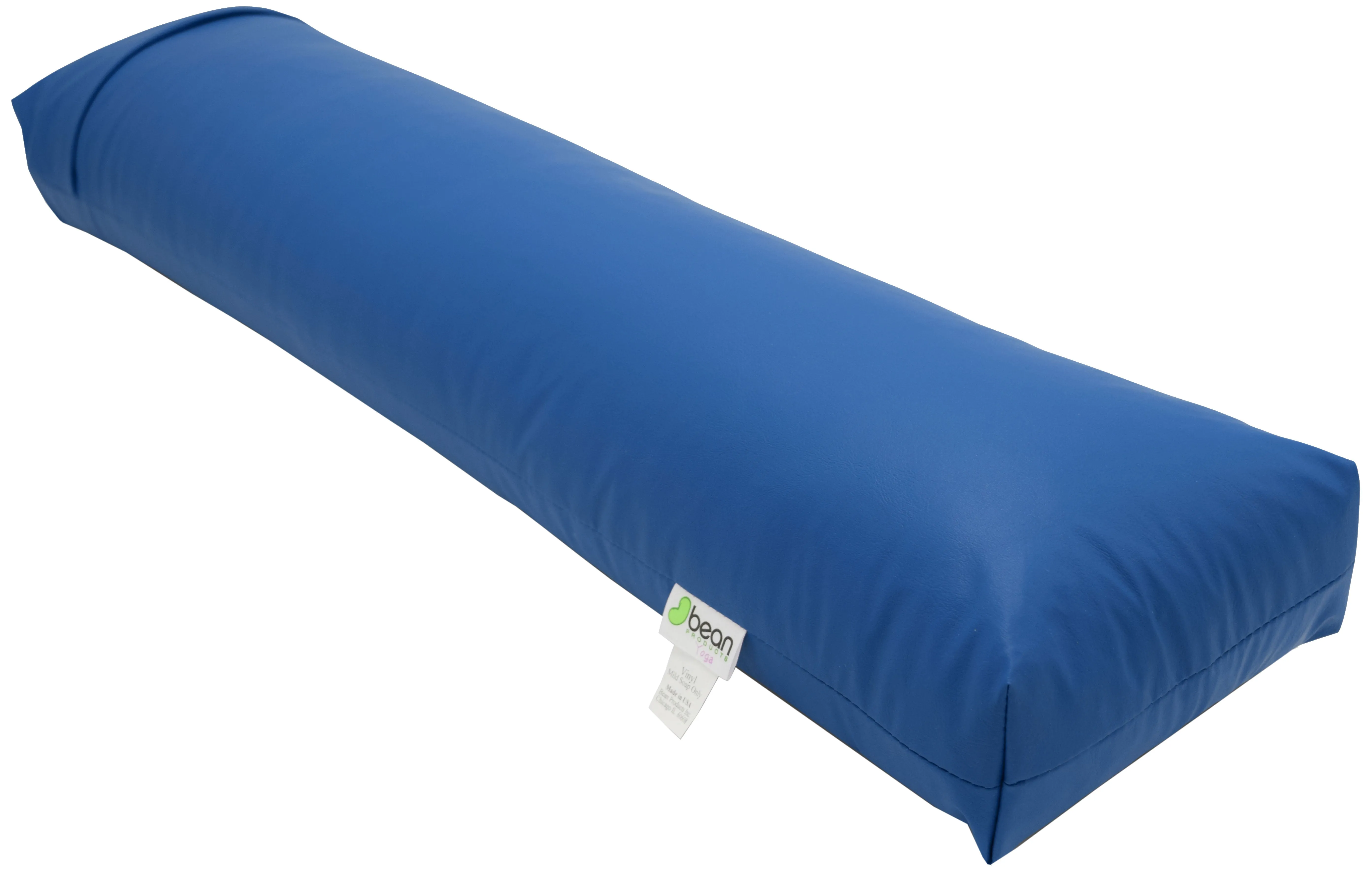 Yoga Bolster Rectangle Round Pranayama - All Cotton - Professional Studio Quality