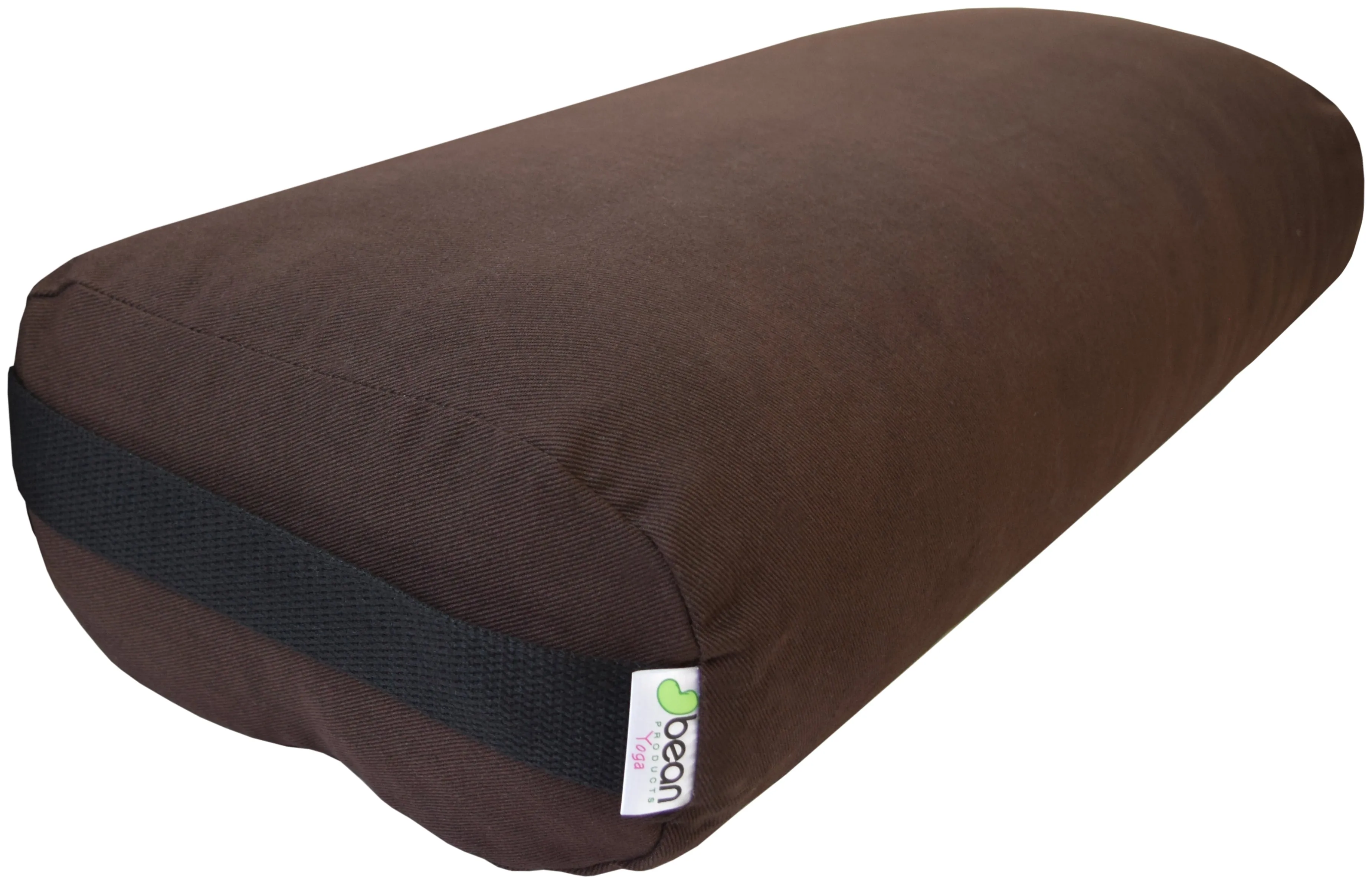 Yoga Bolster Rectangle Round Pranayama - All Cotton - Professional Studio Quality