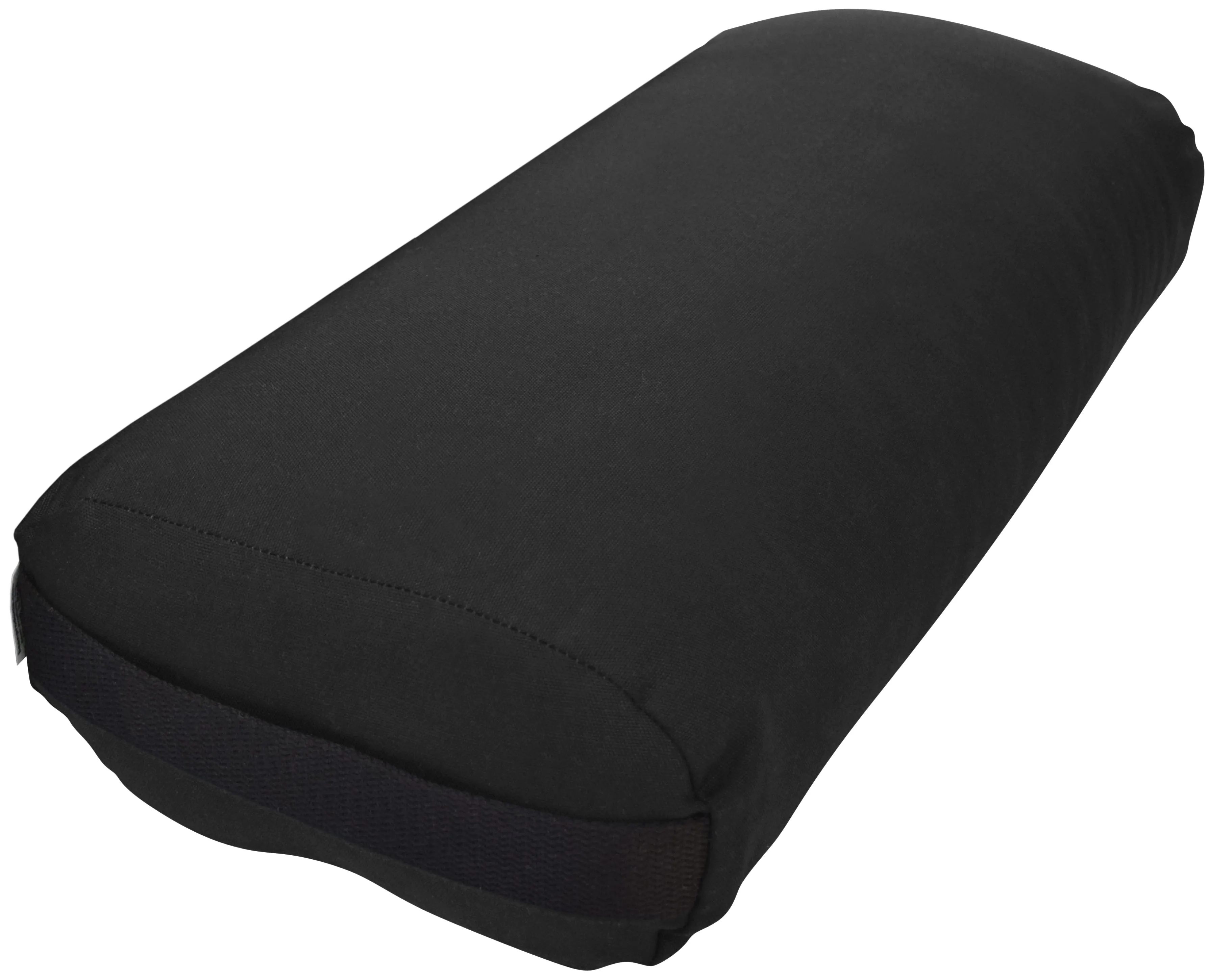 Yoga Bolster Rectangle Round Pranayama - All Cotton - Professional Studio Quality