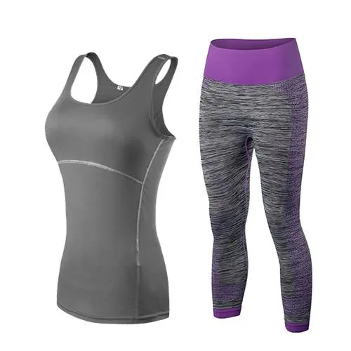 Yoga Set Sports Running Gym Training Set Clothing workout fitness women