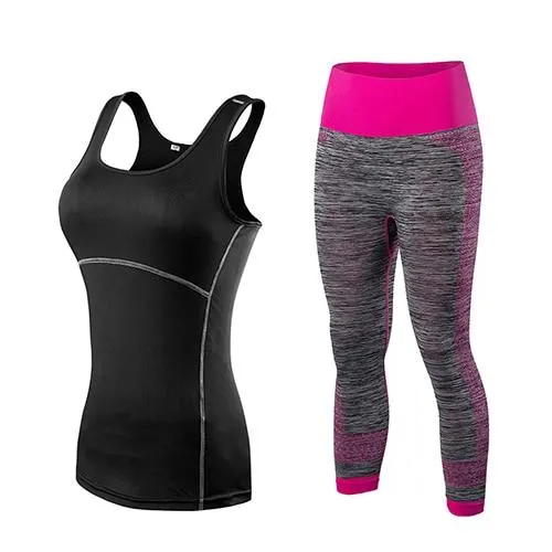 Yoga Set Sports Running Gym Training Set Clothing workout fitness women