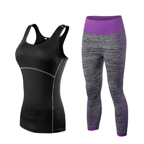 Yoga Set Sports Running Gym Training Set Clothing workout fitness women