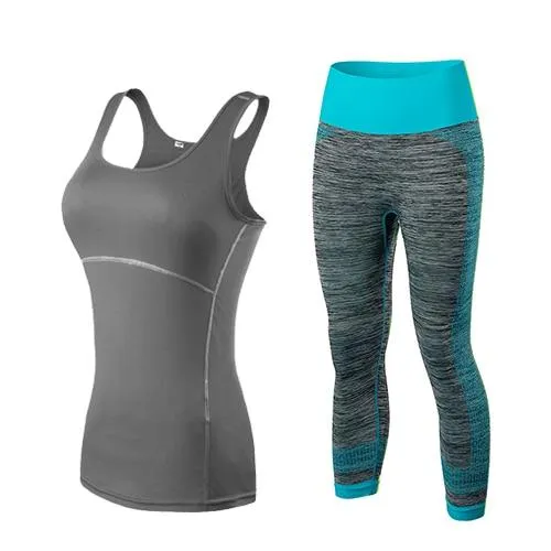 Yoga Set Sports Running Gym Training Set Clothing workout fitness women