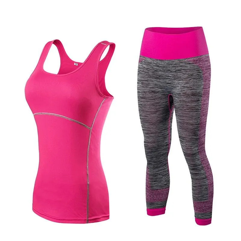 Yoga Set Sports Running Gym Training Set Clothing workout fitness women