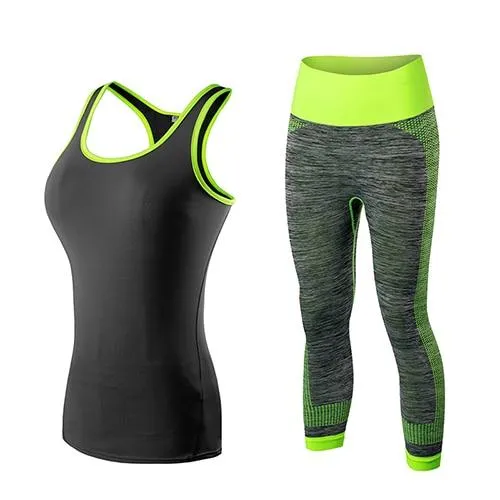 Yoga Set Sports Running Gym Training Set Clothing workout fitness women