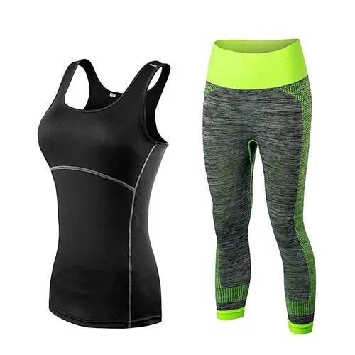 Yoga Set Sports Running Gym Training Set Clothing workout fitness women