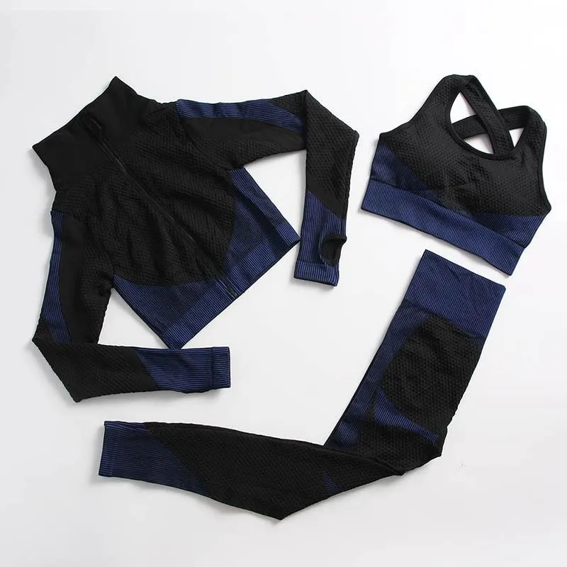 Yoga Set Workout gym clothing fitness for Women's tracksuit