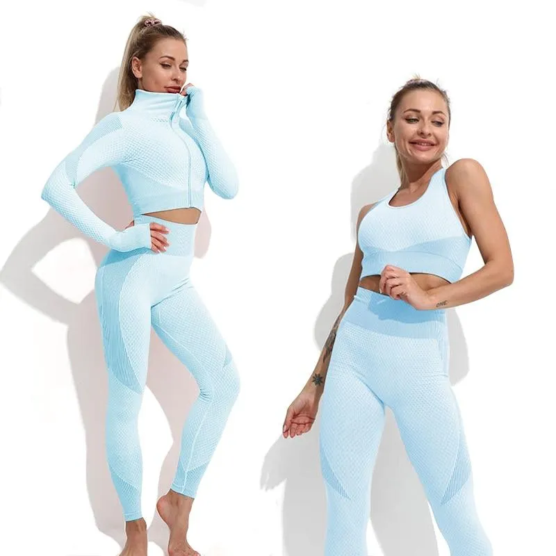 Yoga Set Workout gym clothing fitness for Women's tracksuit