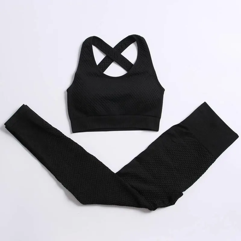 Yoga Set Workout gym clothing fitness for Women's tracksuit