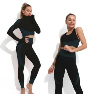 Yoga Set Workout gym clothing fitness for Women's tracksuit