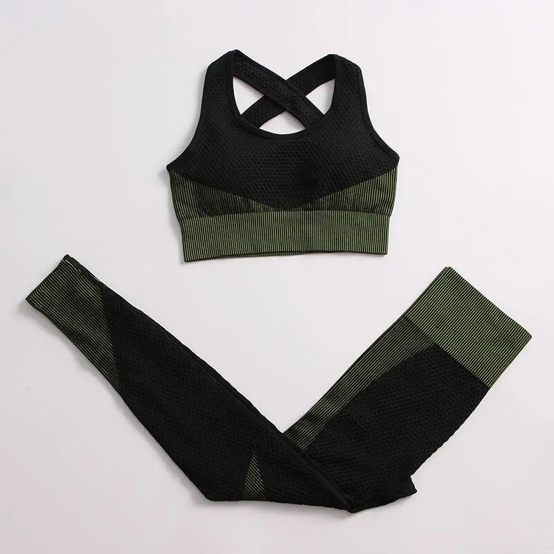 Yoga Set Workout gym clothing fitness for Women's tracksuit