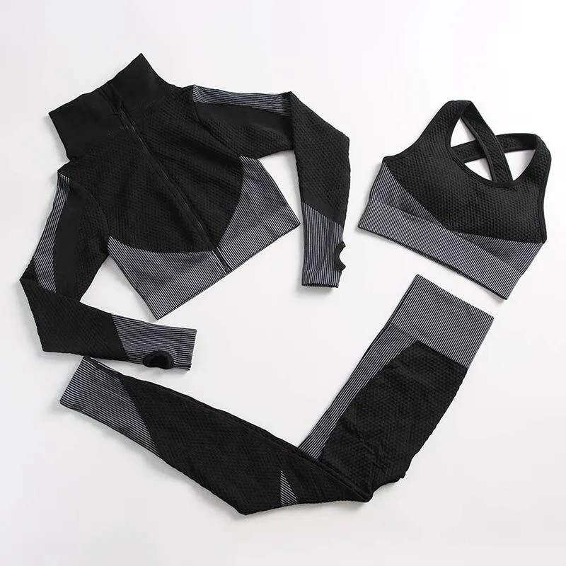 Yoga Set Workout gym clothing fitness for Women's tracksuit