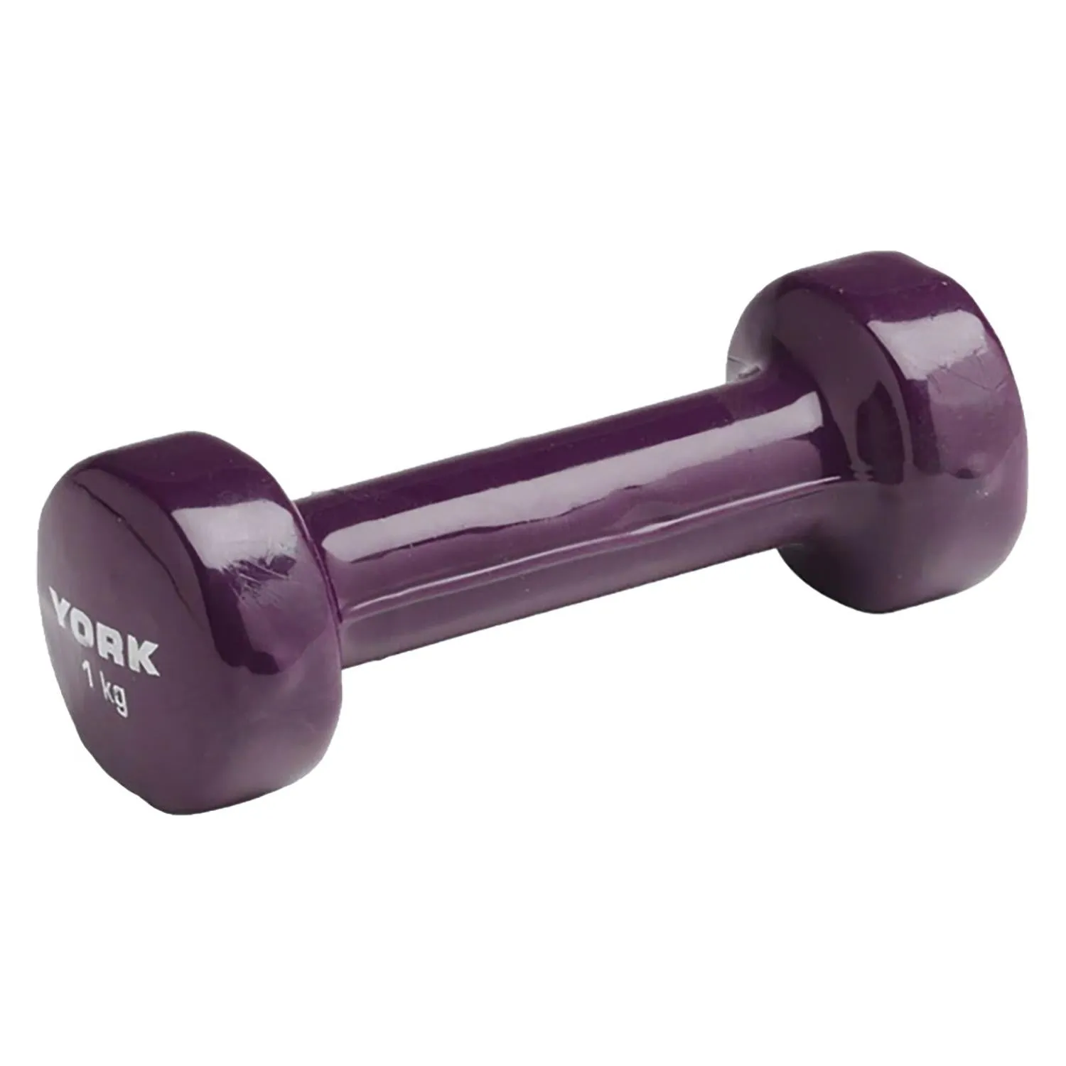 York PVC 1Kg Dipped Dumbbell