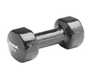 York PVC 5Kg Dipped Dumbbell